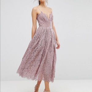 COPY - ASOS lace  Lilac Cami Midi Dress